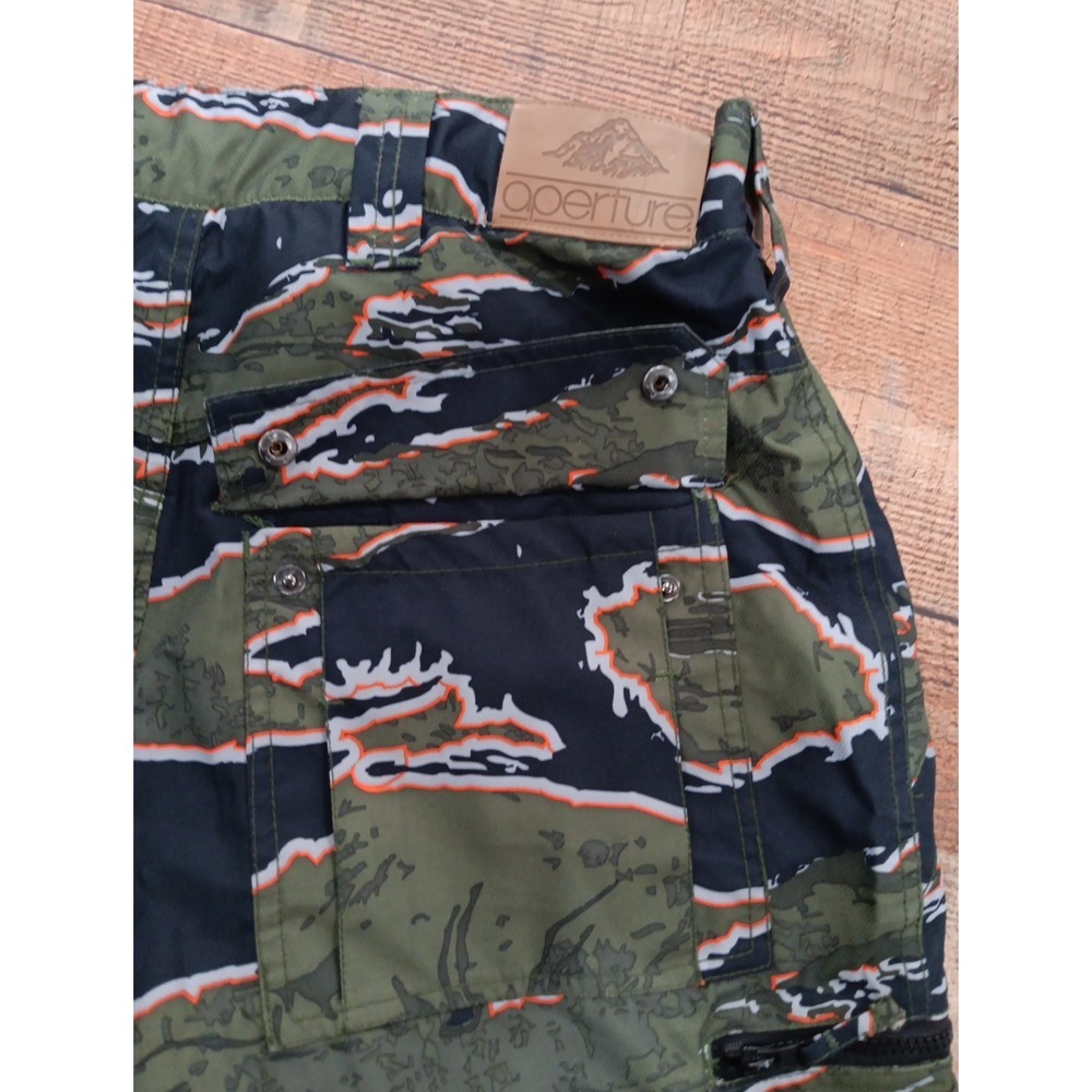 Aperture Sentry Tiger Camo Mens L Snowboard Ski Waterproof Cargo Pockets 2461 - Picture 16 of 16